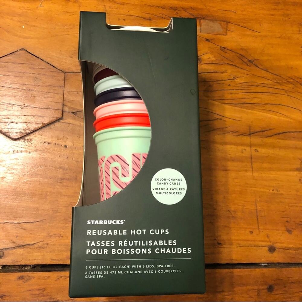 Starbucks Color Changing Candy Cane Cups - Picture 3 of 6